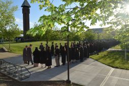 Students at Commencement