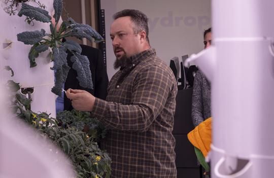 SUNY FMCC Builds New Hydroponic Lab